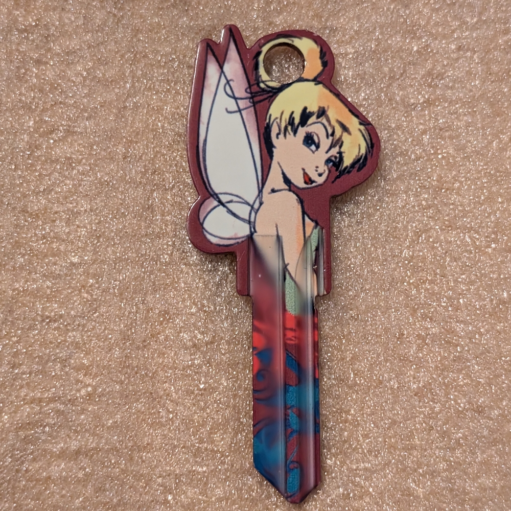 Disney Tinker Bell Red and Blue Key